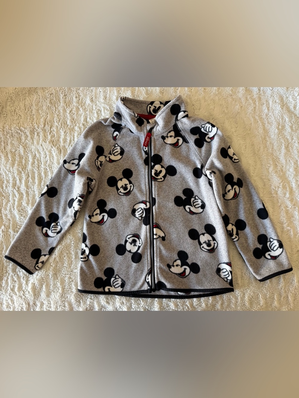 Toddler Boy Mickey Mouse Fleece Zip-Up Jacket